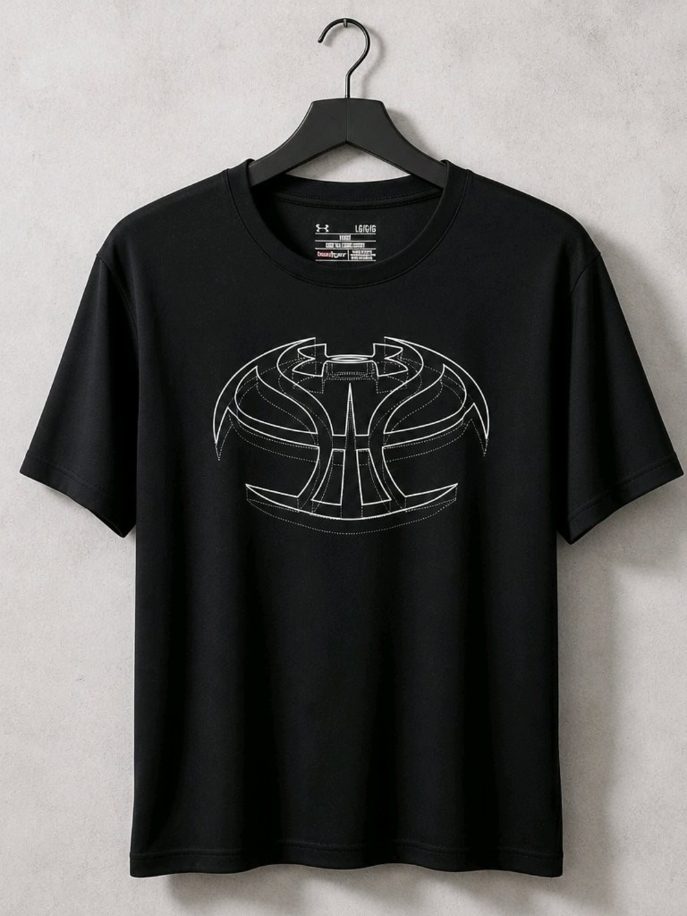 Under Armour Men’s Black Logo Graphic T‑Shirt